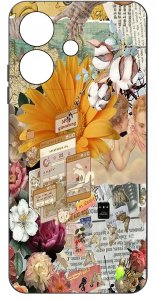 Etui do Oppo A40 | A40M | WZORY | SILIKONOWE MATT SZKŁO 9H 3