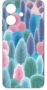 Etui do Oppo A40 | A40M | WZORY | SILIKONOWE MATT SZKŁO 9H 3