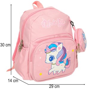 Plecak dla przedszkolaka szkolny dziecięcy jednorożec 30x24x10cm Kik Sp. z o. o. Sp. k. 10