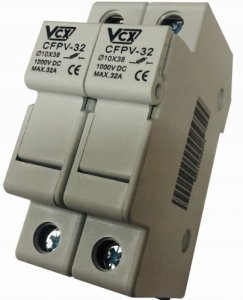 Podstawa bezpiecznikowa 2 polowa VCX CF PV32 2P 6