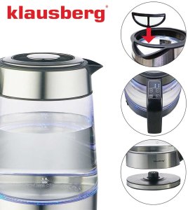 Czajnik Klausberg KB-7888 Srebrny 12