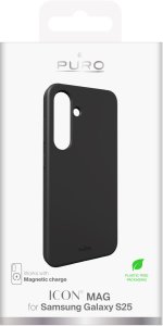 PURO PUSGS25ICONMAGBLK, Cover, Samsung, Samsung Galaxy S25, 15.8 cm (6.2"), Black 3