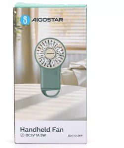 Ręczny wentylator 3,2 cala zasilany akumulatorowo z karabińczykiem 6