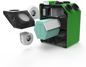 DUCO | DucoBox Energy Premium 325 - 2ZH - Left 1 2