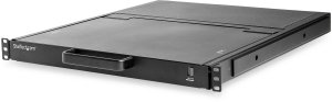 StarTech.com Rack KVM Konsole HD 1080p - US Tastatur(QWERTY), Ein Port VGA KVM mit 17" LCD Monitor - 1HE LCD KVM Konsolenschublade mit Kabeln - USB Unterstutzung - 50.000 MTBF (RKCONS17HD) - KVM-Konsole mit KVM-Switch - 1 Anschlusse - USB - 43.9 cm ( 3