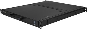 StarTech.com Rack KVM Konsole HD 1080p - US Tastatur(QWERTY), Ein Port VGA KVM mit 17" LCD Monitor - 1HE LCD KVM Konsolenschublade mit Kabeln - USB Unterstutzung - 50.000 MTBF (RKCONS17HD) - KVM-Konsole mit KVM-Switch - 1 Anschlusse - USB - 43.9 cm ( 4