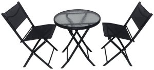 OUTDOOR FURNITUR SET TABLE WITH 2 CHAIRS 2