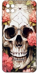 Etui do Samsung A22 5G WZORY |SILIKONOWE MATT CASE + SZKŁO 9H 3