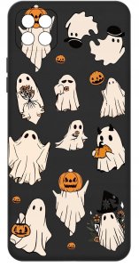 Etui do Samsung A22 5G WZORY |SILIKONOWE MATT CASE + SZKŁO 9H 3