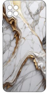 Etui do Samsung A22 5G WZORY |SILIKONOWE MATT CASE + SZKŁO 9H 3