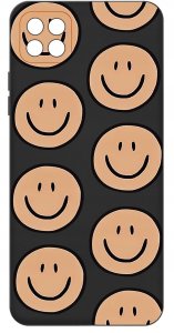 Etui do Samsung A22 5G WZORY |SILIKONOWE MATT CASE + SZKŁO 9H 3