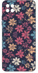 Etui do Samsung A22 5G WZORY |SILIKONOWE MATT CASE + SZKŁO 9H 3