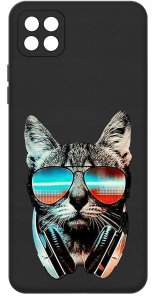 Etui do Samsung A22 5G WZORY |SILIKONOWE MATT CASE + SZKŁO 9H 3