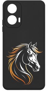 krainaGSM Etui do Motorola Moto G35 5G WZORY |SILIKONOWE MATT CASE + SZKŁO 9H 3