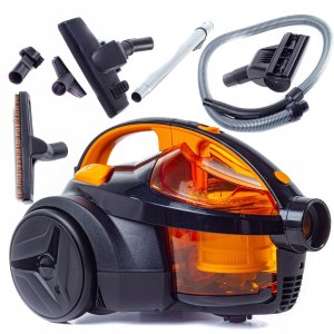 ODKURZACZ BEZWORKOWY CYKLONOWY RIWALL + TURBOSZCZOTKA DO SIERŚCI 2L 1000W 1