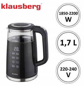 Czajnik Klausberg KB-7894 Czarny 6