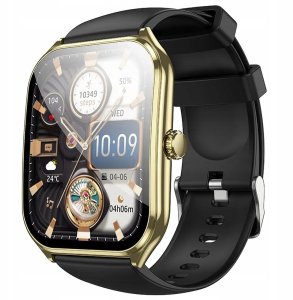Smartwatch Hoco 1,96" AMOLED IP67 z funkcją rozmowy Y28 złoty 1
