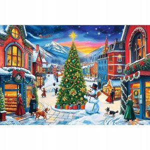 PUZZLE 300EL TREFL XMAS SWIATECZNA MIASTECZKO P8 2