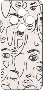 Etui do Oppo Reno 12 F 5G | 12 FS 5G WZORY |SILIKONOWE MATT CASE + SZKŁO 9H 4