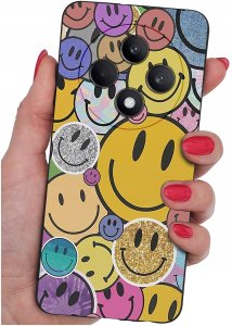 Etui do Oppo Reno 12 F 5G | 12 FS 5G WZORY |SILIKONOWE MATT CASE + SZKŁO 9H 2