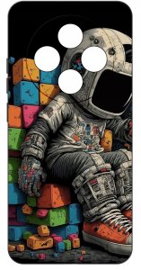 Etui do Oppo Reno 12 F 5G | 12 FS 5G WZORY |SILIKONOWE MATT CASE + SZKŁO 9H 4