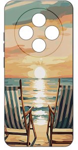 Etui do Oppo Reno 12 F 5G | 12 FS 5G WZORY |SILIKONOWE MATT CASE + SZKŁO 9H 4