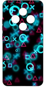 Etui do Oppo Reno 12 F 5G | 12 FS 5G WZORY |SILIKONOWE MATT CASE + SZKŁO 9H 4