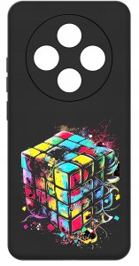 Etui do Oppo Reno 12 F 5G | 12 FS 5G WZORY |SILIKONOWE MATT CASE + SZKŁO 9H 4