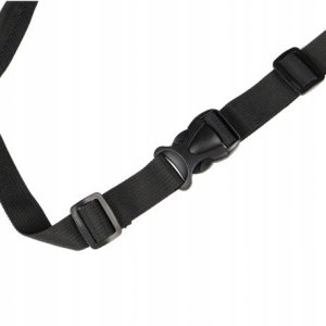 Pas biodrowy do biegania z amortyzowan� smycz�, czarny, L, pasek d�. 80-104cm, saszetka (18x5,5x10cm), smycz d�. 145-200 cm 5