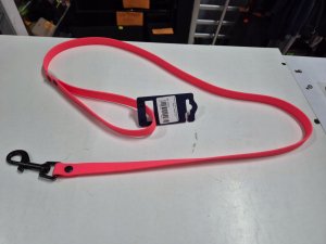 Smycz dla psa z wytrzyma�ej gumy, r�owy, 16mm/1,2m 3