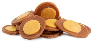 Pausesnack przysmak dla psa, talarki kr�licze o smaku sera, 500g 4