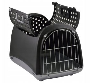 Linus Cabrio, transporter, dla psa/kota, czarny, 50x32x34,5 cm 6