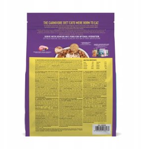 Born Carnivore, karma sucha, dla kot�w, kurczak i �led�, 255 g, worek 2