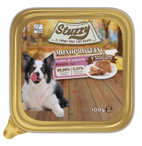 Monoprotein, karma mokra, dla psa, wieprzowina pasztet, 100 g, tacka 2