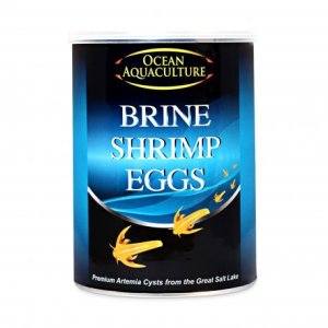 Ocean Aquaculture, brine shrimp eggs, jaja artemii do wyl�gu, waga netto 454g, puszka 1