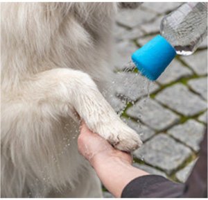 Przeno�ny prysznic, dla psa, nak�adka na butelk�, silikon, 5x5,5 cm 2