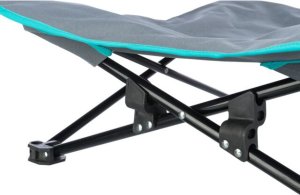 AIO FACTORY Legowisko kempingowe, dla psa, ciemnoszare/petrol, 88 � 32 � 88 cm, sk�adane 3