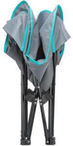 AIO FACTORY Legowisko kempingowe, dla psa, ciemnoszare/petrol, 88 � 32 � 88 cm, sk�adane 5