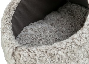 Calida, legowisko zamkni�te, dla kota, szare/bia�o-czarne, 50 � 30 � 35 cm, z wk�adk� odbijaj�c� ciep�o 6