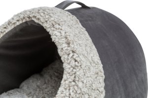 Calida, legowisko zamkni�te, dla kota, szare/bia�o-czarne, 50 � 30 � 35 cm, z wk�adk� odbijaj�c� ciep�o 8