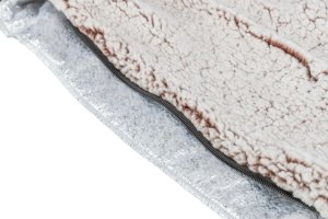 Calida, mata z wk��dk� odbijaj�c� ciep�o, dla psa/kota, bia�o/br�zowa, 140 x 85 cm 3