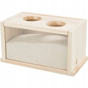 Basen do k�pieli piaskowych, dla myszy/chomik�w, drewno, 28 � 15 � 15 cm 2