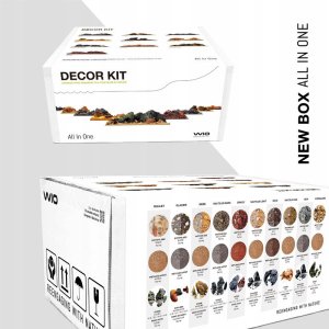 Lamela WIO Mere River Kit, zestaw do dekoracji, do akwarium, jasnobr�zowy, 20kg, pude�ko 3