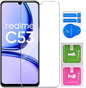 ETUI do Realme C51| C53 WZORY |SILIKONOWE MATT CASE + SZKŁO 9H 4