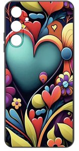 Etui do Samsung Galaxy M35 5G WZORY |SILIKONOWE MATT CASE + SZKŁO 9H 3