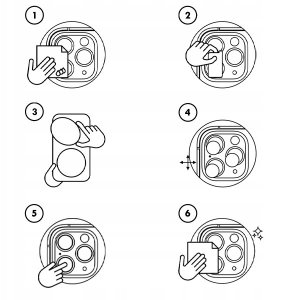 Szkło na aparat GrizzGlass HybridGlass Camera do Motorola Moto G56 5