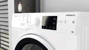 Whirlpool Washing machine | WRBSB 6249 W EU | Energy efficiency class C | Front loading | Washing capacity 6 kg | 1200 RPM | Depth 43 cm | Width 60 cm | LED | White 8