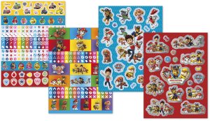 Zestaw naklejek Psi Patrol 4 arkusze 2