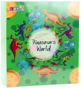 Kalendarz adwentowy LeanToys Dinozaury Figurki Akcesoria 3