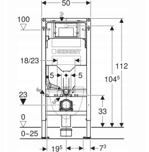 Stelaż Geberit Duofix Sigma H112 do miski wiszącej (111.320.00.6) NOWY 2